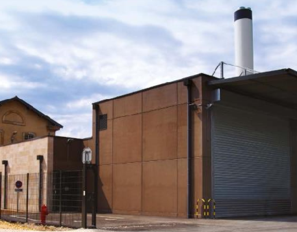 La chaufferie biomasse à condensation du réseau de chaleur de la ville de Langres (52)