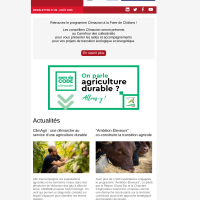 Newsletter Climaxion agriculture durable