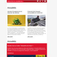 Lettre d'information Climaxion novembre 2023