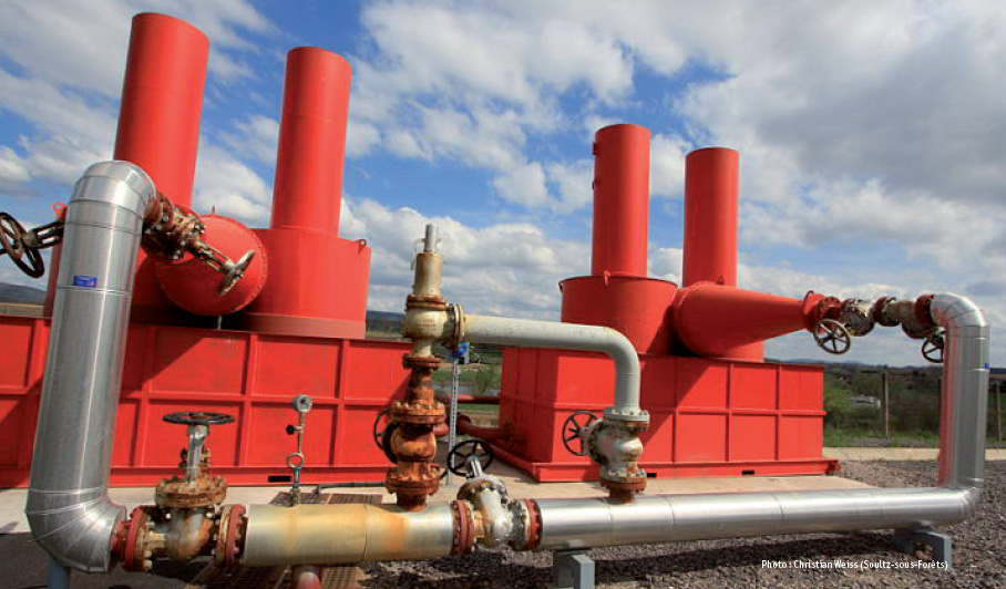 Tête de puits géothermie profonde